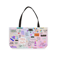 Load image into Gallery viewer, Affirmations Weekender Tote Bag