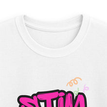 Load image into Gallery viewer, Kids Tee — "Stim Out Loud" Colorful Graffiti Autism Awareness Shirt