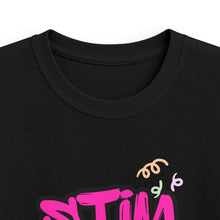 Load image into Gallery viewer, Kids Tee — "Stim Out Loud" Colorful Graffiti Autism Awareness Shirt
