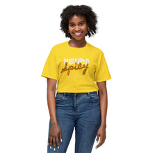 Load image into Gallery viewer, Spicy Neon Script T-Shirt — 'Spicy' Retro Pink Graphic Tee
